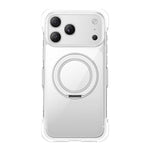真空密封透明氣囊磁吸旋轉支架壓克力手機殼，適用於 iPhone 17 Pro Max、iPhone 17 Pro、iPhone 17