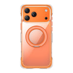 真空密封透明氣囊磁吸旋轉支架壓克力手機殼，適用於 iPhone 17 Pro Max、iPhone 17 Pro、iPhone 17