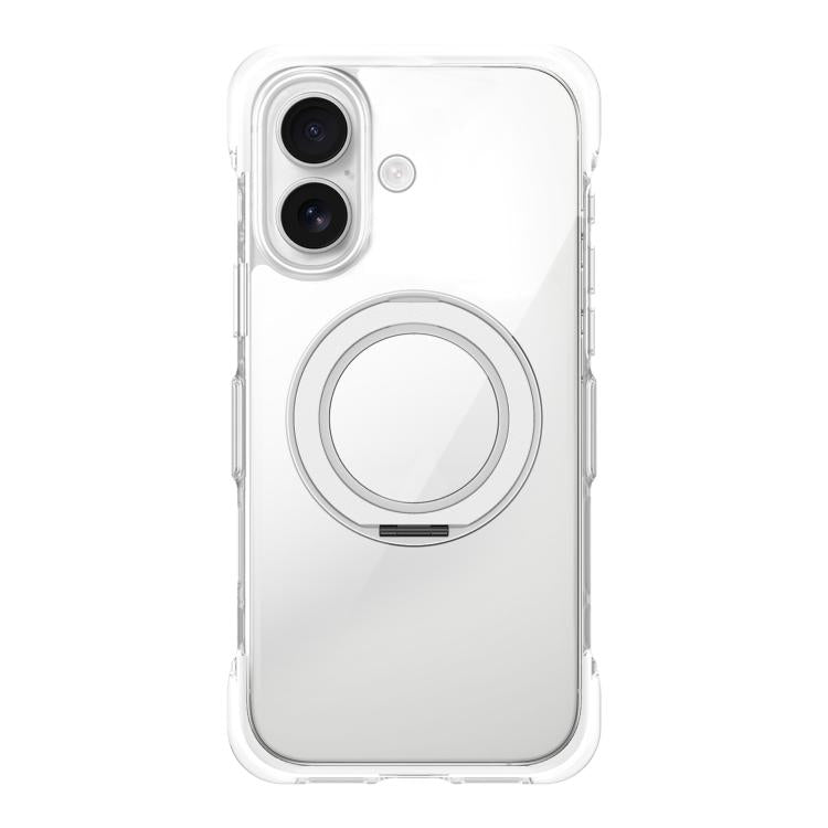 真空密封透明氣囊磁吸旋轉支架壓克力手機殼，適用於 iPhone 17 Pro Max、iPhone 17 Pro、iPhone 17