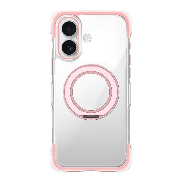 真空密封透明氣囊磁吸旋轉支架壓克力手機殼，適用於 iPhone 17 Pro Max、iPhone 17 Pro、iPhone 17