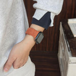 方形磁性麂皮錶帶，適用於 Apple Watch 46mm / 49mm / 45mm / 44mm，適用於 Apple Watch 42mm / 41mm / 40mm / 38mm
