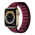方形磁性麂皮錶帶，適用於 Apple Watch 46mm / 49mm / 45mm / 44mm，適用於 Apple Watch 42mm / 41mm / 40mm / 38mm