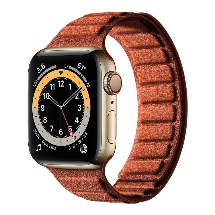 方形磁性麂皮錶帶，適用於 Apple Watch 46mm / 49mm / 45mm / 44mm，適用於 Apple Watch 42mm / 41mm / 40mm / 38mm