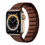 方形磁性麂皮錶帶，適用於 Apple Watch 46mm / 49mm / 45mm / 44mm，適用於 Apple Watch 42mm / 41mm / 40mm / 38mm