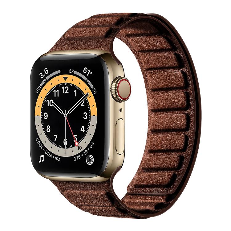方形磁性麂皮錶帶，適用於 Apple Watch 46mm / 49mm / 45mm / 44mm，適用於 Apple Watch 42mm / 41mm / 40mm / 38mm