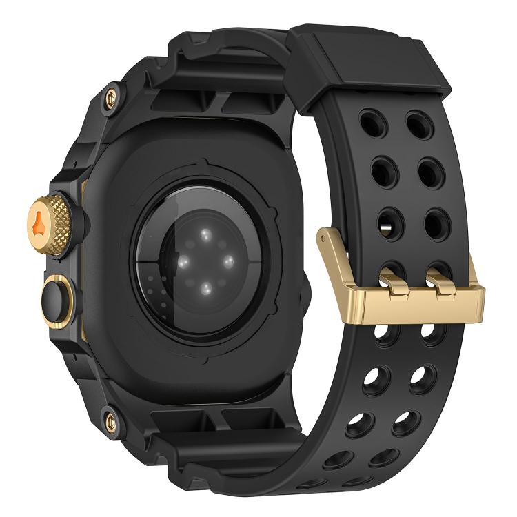金屬保護殼一體成型TPU錶帶，適用於Apple Watch Ultra 3 / Ultra 2 / Ultra 1 49mm