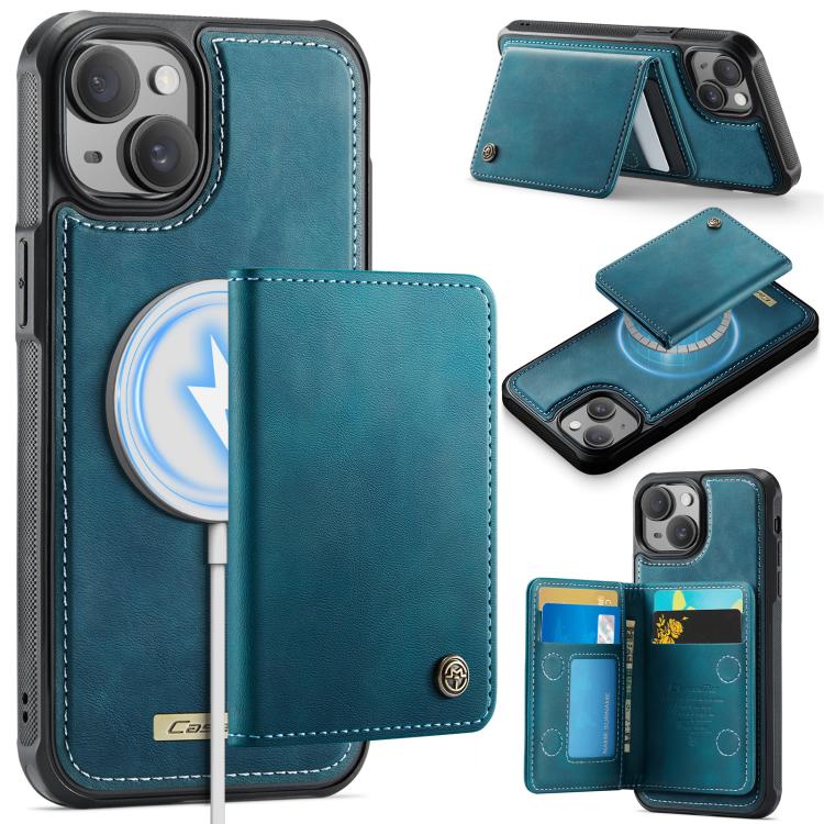 CaseMe Me80 系列可拆卸錢包磁吸 RFID 素食皮革手機殼，適用於 iPhone 15 Pro Max、iPhone 15 Pro、iPhone 15 Plus / 14 Plus、iPhone 15、iPhone 14、iPhone 14 Pro、iPhone 14 Pro Max、iPhone 13 Pro Max