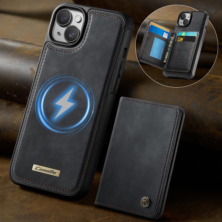 CaseMe Me80 系列可拆卸錢包磁吸 RFID 素皮手機殼，適用於 iPhone 13、iPhone 12 / 12 Pro、iPhone 12 Pro Max、iPhone 11 Pro Max、iPhone 11、iPhone 11 Pro