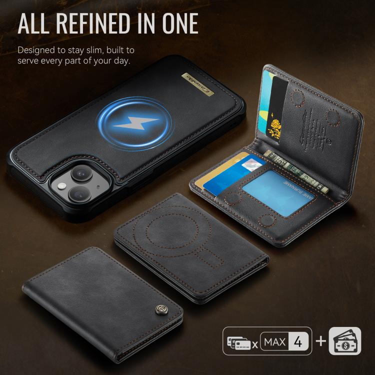CaseMe Me80 系列可拆卸錢包磁吸 RFID 素皮手機殼，適用於 iPhone 13、iPhone 12 / 12 Pro、iPhone 12 Pro Max、iPhone 11 Pro Max、iPhone 11、iPhone 11 Pro