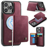 CaseMe Me80 系列可拆卸錢包磁吸 RFID 素皮手機殼，適用於 iPhone 13、iPhone 12 / 12 Pro、iPhone 12 Pro Max、iPhone 11 Pro Max、iPhone 11、iPhone 11 Pro
