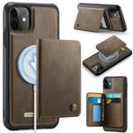 CaseMe Me80 系列可拆卸錢包磁吸 RFID 素皮手機殼，適用於 iPhone 13、iPhone 12 / 12 Pro、iPhone 12 Pro Max、iPhone 11 Pro Max、iPhone 11、iPhone 11 Pro