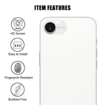 Kalebol 透明高清防指紋 AR 一體化相機鏡頭鋼化玻璃膜，適用於 iPhone 17e / 16e，iPhone 17 Pro Max，iPhone 17 Pro，iPhone 17，iPhone Air，iPhone 16 Pro / 16 Pro Max，iPhone 16 / 16 Plus