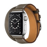 適用於 Apple Watch 3 / 2 / 1 代 38mm 通用皮革雙環錶帶