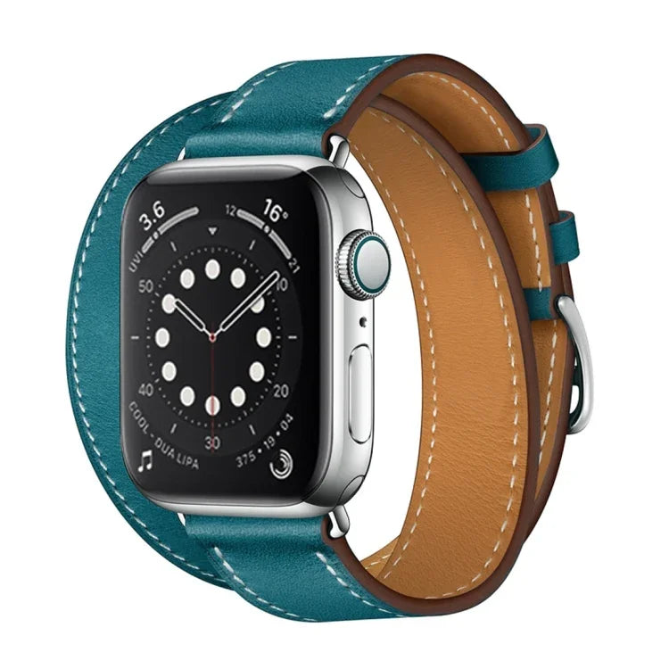 適用於 Apple Watch 3 / 2 / 1 代 38mm 通用皮革雙環錶帶