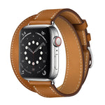 適用於 Apple Watch 3 / 2 / 1 代 38mm 通用皮革雙環錶帶