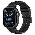 三層裝甲矽膠錶帶，適用於 Apple Watch 49mm / 46mm / 45mm / 44mm，適用於 Apple Watch 42mm / 41mm / 40mm / 38mm