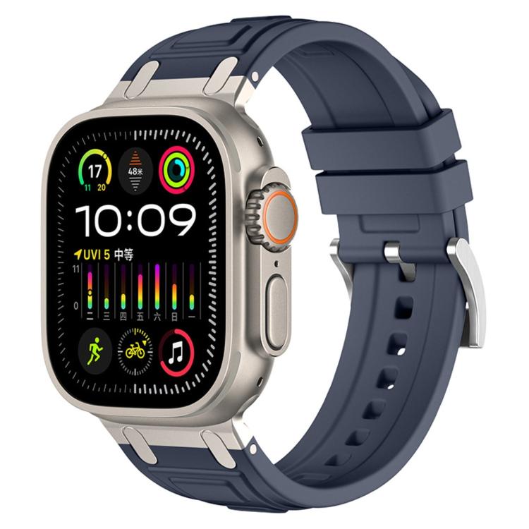 三層裝甲矽膠錶帶，適用於 Apple Watch 49mm / 46mm / 45mm / 44mm，適用於 Apple Watch 42mm / 41mm / 40mm / 38mm