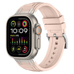 三層裝甲矽膠錶帶，適用於 Apple Watch 49mm / 46mm / 45mm / 44mm，適用於 Apple Watch 42mm / 41mm / 40mm / 38mm