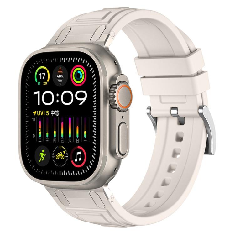 三層裝甲矽膠錶帶，適用於 Apple Watch 49mm / 46mm / 45mm / 44mm，適用於 Apple Watch 42mm / 41mm / 40mm / 38mm