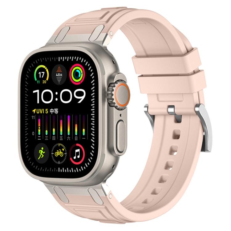 三層裝甲矽膠錶帶，適用於 Apple Watch 49mm / 46mm / 45mm / 44mm，適用於 Apple Watch 42mm / 41mm / 40mm / 38mm