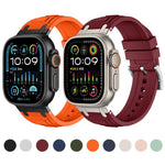 三層裝甲矽膠錶帶，適用於 Apple Watch 49mm / 46mm / 45mm / 44mm，適用於 Apple Watch 42mm / 41mm / 40mm / 38mm