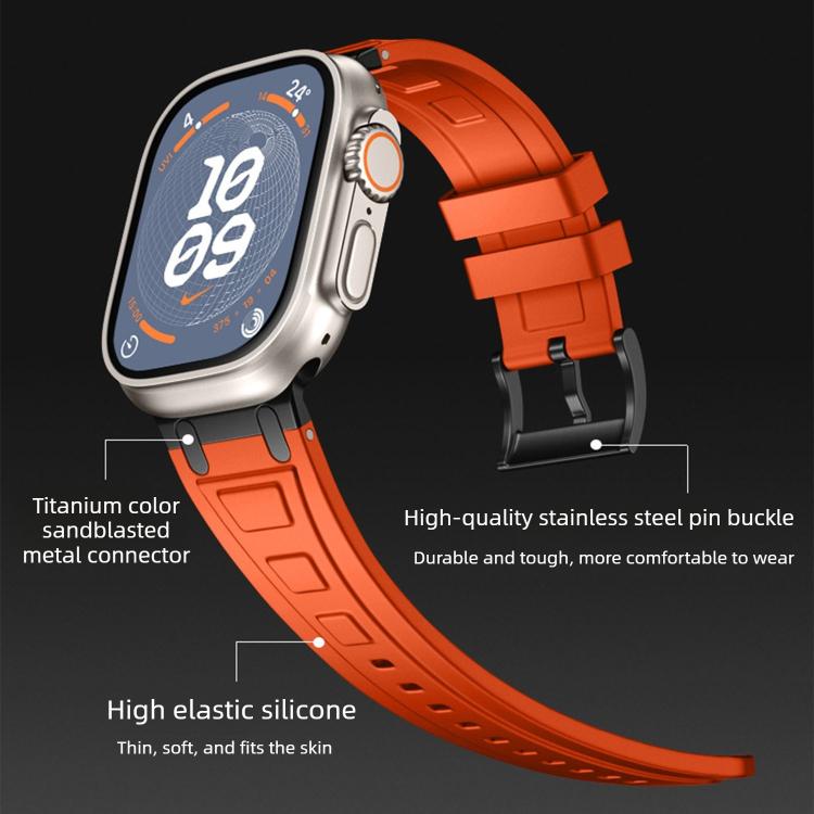 三層裝甲矽膠錶帶，適用於 Apple Watch 49mm / 46mm / 45mm / 44mm，適用於 Apple Watch 42mm / 41mm / 40mm / 38mm