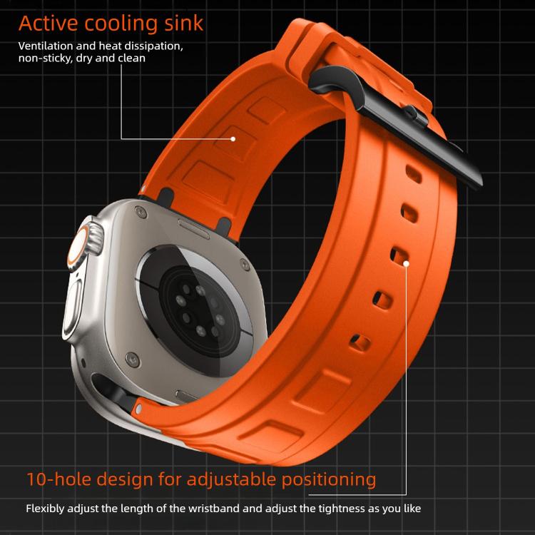 三層裝甲矽膠錶帶，適用於 Apple Watch 49mm / 46mm / 45mm / 44mm，適用於 Apple Watch 42mm / 41mm / 40mm / 38mm