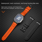 三層裝甲矽膠錶帶，適用於 Apple Watch 49mm / 46mm / 45mm / 44mm，適用於 Apple Watch 42mm / 41mm / 40mm / 38mm