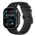 加強型 I 形紋理矽膠錶帶，適用於 Apple Watch 49mm / 46mm / 45mm / 44mm，適用於 Apple Watch 42mm / 41mm / 40mm / 38mm