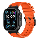 加強型 I 形紋理矽膠錶帶，適用於 Apple Watch 49mm / 46mm / 45mm / 44mm，適用於 Apple Watch 42mm / 41mm / 40mm / 38mm