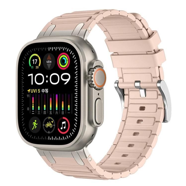加強型 I 形紋理矽膠錶帶，適用於 Apple Watch 49mm / 46mm / 45mm / 44mm，適用於 Apple Watch 42mm / 41mm / 40mm / 38mm