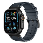 加強型 I 形紋理矽膠錶帶，適用於 Apple Watch 49mm / 46mm / 45mm / 44mm，適用於 Apple Watch 42mm / 41mm / 40mm / 38mm
