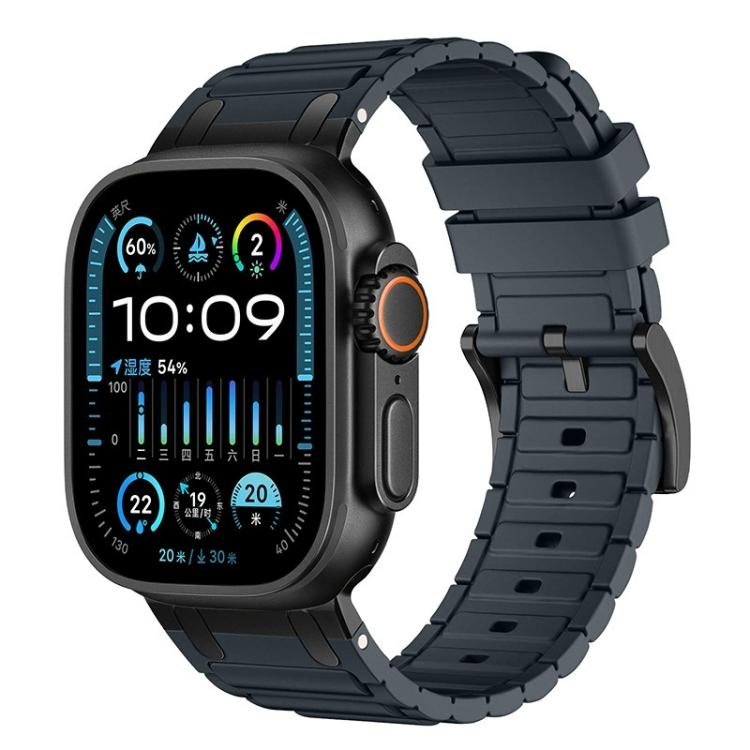 加強型 I 形紋理矽膠錶帶，適用於 Apple Watch 49mm / 46mm / 45mm / 44mm，適用於 Apple Watch 42mm / 41mm / 40mm / 38mm