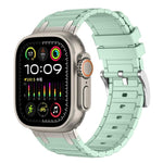 加強型 I 形紋理矽膠錶帶，適用於 Apple Watch 49mm / 46mm / 45mm / 44mm，適用於 Apple Watch 42mm / 41mm / 40mm / 38mm