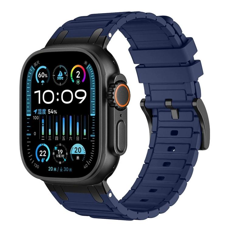 加強型 I 形紋理矽膠錶帶，適用於 Apple Watch 49mm / 46mm / 45mm / 44mm，適用於 Apple Watch 42mm / 41mm / 40mm / 38mm