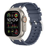 加強型 I 形紋理矽膠錶帶，適用於 Apple Watch 49mm / 46mm / 45mm / 44mm，適用於 Apple Watch 42mm / 41mm / 40mm / 38mm