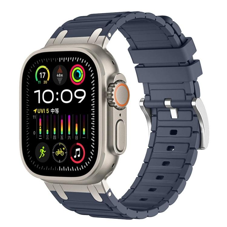 加強型 I 形紋理矽膠錶帶，適用於 Apple Watch 49mm / 46mm / 45mm / 44mm，適用於 Apple Watch 42mm / 41mm / 40mm / 38mm