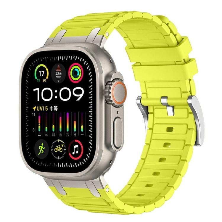 加強型 I 形紋理矽膠錶帶，適用於 Apple Watch 49mm / 46mm / 45mm / 44mm，適用於 Apple Watch 42mm / 41mm / 40mm / 38mm