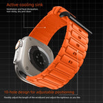 加強型 I 形紋理矽膠錶帶，適用於 Apple Watch 49mm / 46mm / 45mm / 44mm，適用於 Apple Watch 42mm / 41mm / 40mm / 38mm