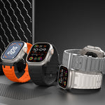 加強型 I 形紋理矽膠錶帶，適用於 Apple Watch 49mm / 46mm / 45mm / 44mm，適用於 Apple Watch 42mm / 41mm / 40mm / 38mm