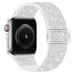 閃粉彈性尼龍錶帶，適用於 Apple Watch 49mm / 46mm / 45mm / 44mm，適用於 Apple Watch 42mm / 41mm / 40mm / 38mm