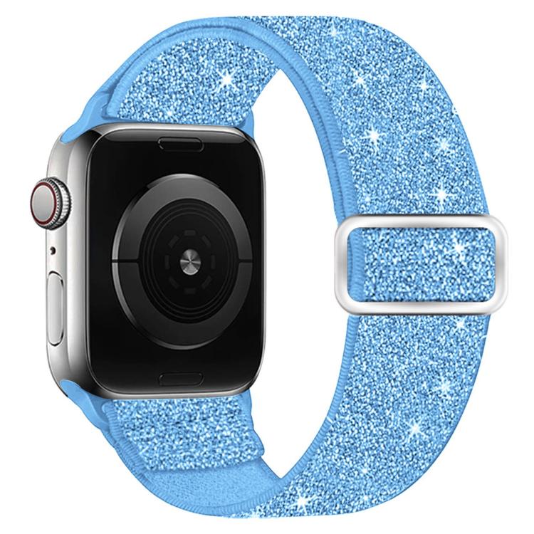 閃粉彈性尼龍錶帶，適用於 Apple Watch 49mm / 46mm / 45mm / 44mm，適用於 Apple Watch 42mm / 41mm / 40mm / 38mm