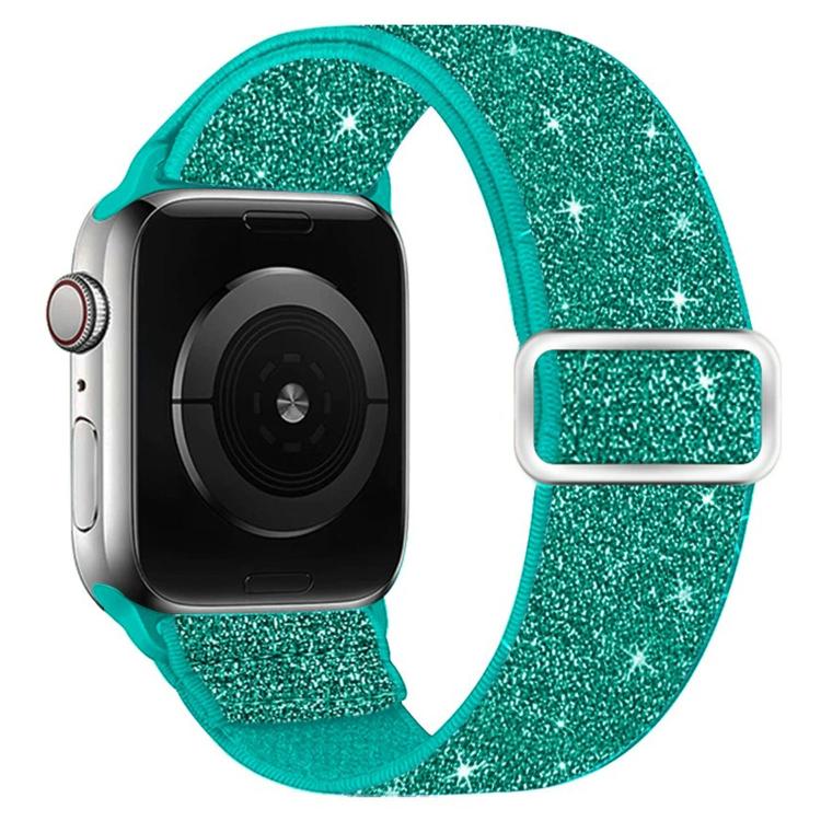 閃粉彈性尼龍錶帶，適用於 Apple Watch 49mm / 46mm / 45mm / 44mm，適用於 Apple Watch 42mm / 41mm / 40mm / 38mm