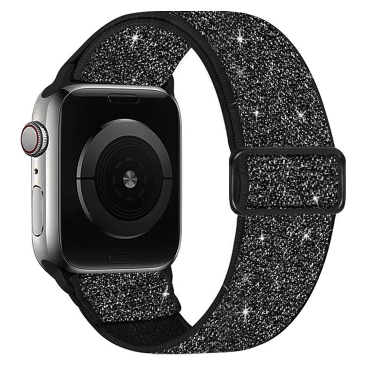 閃粉彈性尼龍錶帶，適用於 Apple Watch 49mm / 46mm / 45mm / 44mm，適用於 Apple Watch 42mm / 41mm / 40mm / 38mm