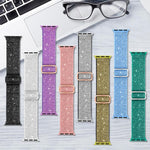 閃粉彈性尼龍錶帶，適用於 Apple Watch 49mm / 46mm / 45mm / 44mm，適用於 Apple Watch 42mm / 41mm / 40mm / 38mm