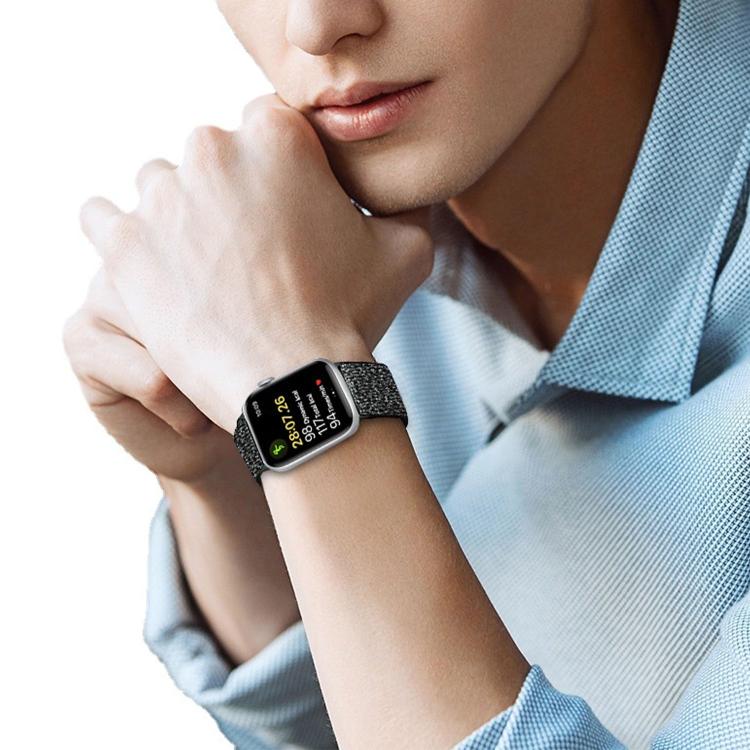 閃粉彈性尼龍錶帶，適用於 Apple Watch 49mm / 46mm / 45mm / 44mm，適用於 Apple Watch 42mm / 41mm / 40mm / 38mm