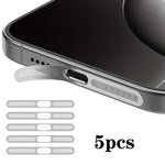 5件組高密度金屬一體式揚聲器防塵蓋，適用於 iPhone 17 Pro Max，適用於 iPhone 17 Pro