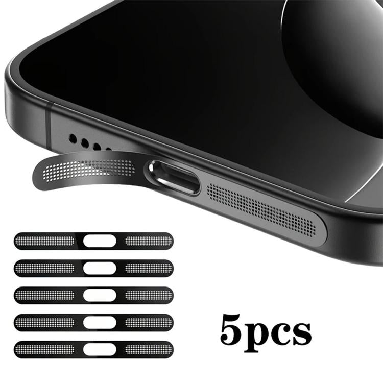 5件組高密度金屬一體式揚聲器防塵蓋，適用於 iPhone 17