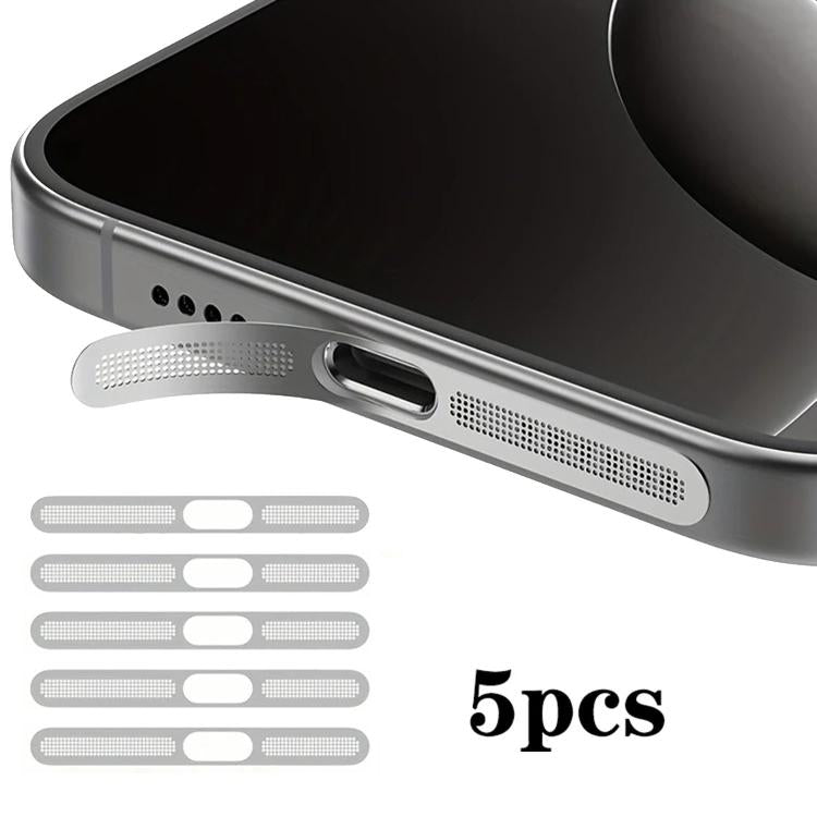 5件組高密度金屬一體式揚聲器防塵蓋，適用於 iPhone 17