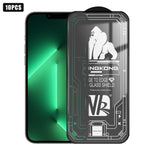 10片裝3D大弧邊電鍍防爆抗刮全屏高清鋼化玻璃膜，適用於 iPhone 17 Pro Max、iPhone 17 Pro、iPhone 17、iPhone Air、iPhone 16 Pro Max、iPhone 16 Pro、iPhone 16